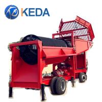 China 50 TPH Alluvial Gold Mining Equipment Trommel Washing Plant Gold Separator on sale