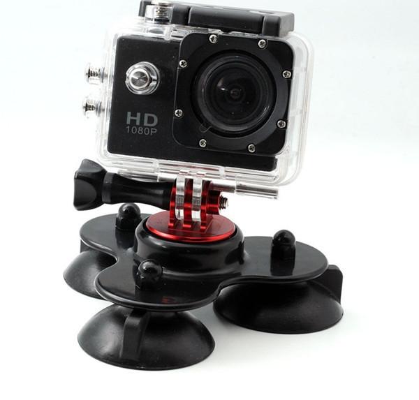 GoPro CNCねじが付いている取り外し可能な車の吸引のコップのアダプターの窓ガラスの三脚はのためのプロ英雄4 3+ 3 2 1に行きます