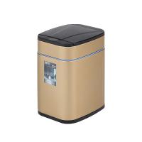 China 2.6 Gallon Pedal Operated Dustbin , SS Kitchen Garbage Can With Lid on sale
