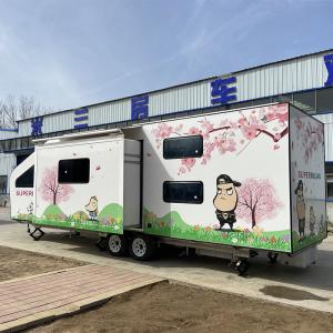 3 Bed Caravan Travel Trailer With Slide Out Kitchen Caravan RV 3.5m-11m