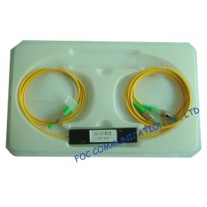 China Relação do acoplamento de FC do divisor 1 x 2 do cabo de fibra ótica do revestimento do PVC/LSZH/APC vária supplier