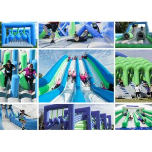 China 3.1 Miles Inflatable Obstacle Course / Insane Inflatable 5k Water-Proof supplier
