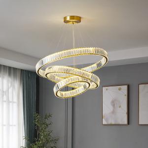 5-30m2 Modern Led Crystal Chandelier Ceiling Light Dimmable