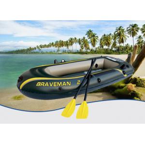 China Dark Green Braveman Durable Inflatable Boat , Convenient Lightweight Inflatable Boat supplier