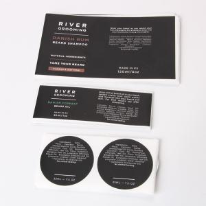 Personalized Paper Sticker Labels Bottle Labels For Men'S Cosmetic / Skincare