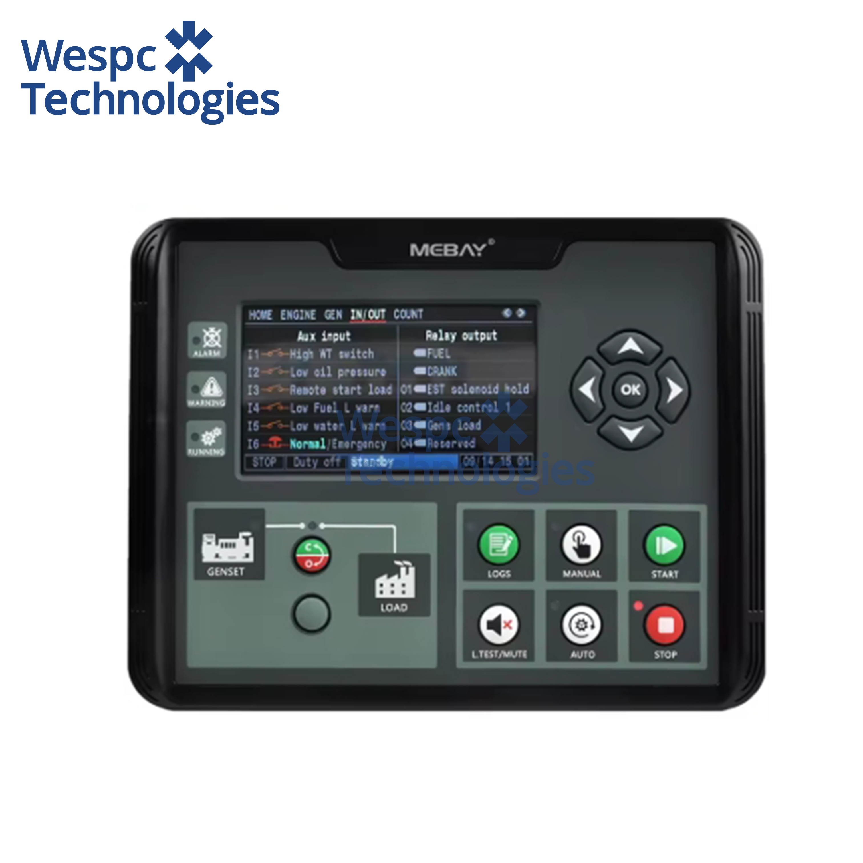 China WESPEC Original DC60DR  Diesel Remote Genset Controller Generator Controller  wholesale