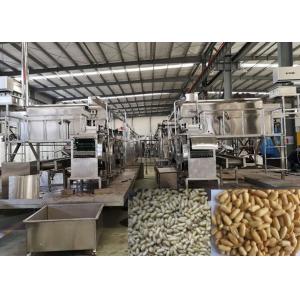 Electric Or Gas Salted Peanut Processing Plant / Salted Peanut Making Machine