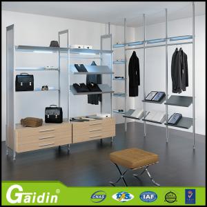 China China supplier cheap closet organizers aluminum pole system bedroom wardrobe supplier