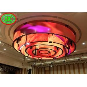 P6 Led Flashing Curve Indoor Full Color LED Display, 27777 Dots Per Square Meter Novar System