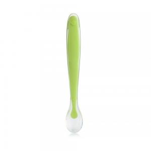 Clear Silicone Spoon Squeeze Feeder With Case Custom Pattern Printing