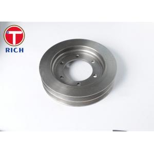 China QT450-10 CNC Machining Parts Cast Iron Weight Plate Forging Engine Pulley Block supplier