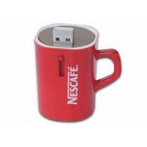 China USB Version 2.0 Cup Shape Promotional Usb Flash Drives With USB-ZIP Mode supplier