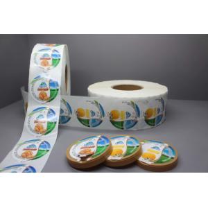 Non Adhesive Self Adhesive Ice Cream Pint Labels Easy To Tear
