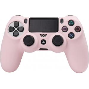 China Safe Protect Pink Controller Skins For PS4 Cute Color Easy To Install supplier