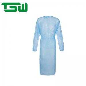 China Non Sterile Lint Free Single Use Isolation Gown For Cleanroom supplier