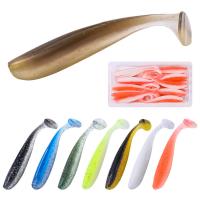 China 14 Colors 6CM/1.6g 20PCS/Bag Mullet Fish Bait Dragonfly Sinking PVC Soft Lures Fishing Lure on sale