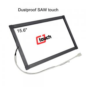 15.6 Inch saw Surface Acoustic Wave Touch Screen With Aluminium Frame