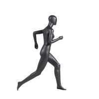 China Full Body Sports Mannequin Display Fiberglass Running Clothing Stand Female Model on sale