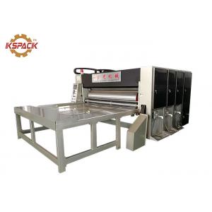 Feed 2 Color Corrugated Box Printing Machine , Corrugated Slotter Flexo Printing Machine