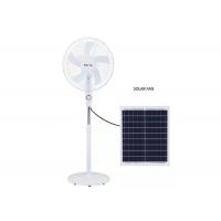 China 16 Inch 12V DC Solar Fan Solar Powered AC DC Rechargeable Fan With Solar Panel on sale