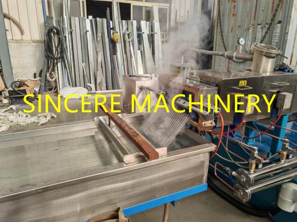 Plastic PP PE Sheets Pipes Scraps Processing Pelletizing Line