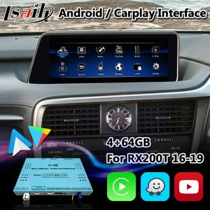 China Lsailt 4+64GB Android Multimedia Video Interface for Lexus RX 200t RX350 RX450H 2016-2019 supplier