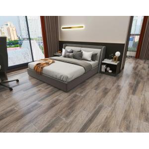 Non Slip Wooden Plank Porcelain Tile Floor Interior Living Room Gray Wood Ceramic Tile 20cm Width 100cm Length