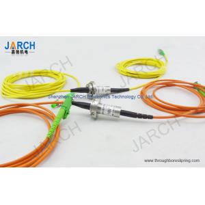 China Single mode 1310 / 1550 nm Fiber Optic Rotary Joint / FORJ for HD-SDI supplier