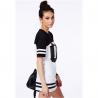China Fashion Women Longline Loose Long T Shirt Baseball Dress With Printed wholesale