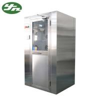 China 2 Blow Sides Cleanroom Air Shower Unit Stianless Steel 304 With Combination Lock on sale