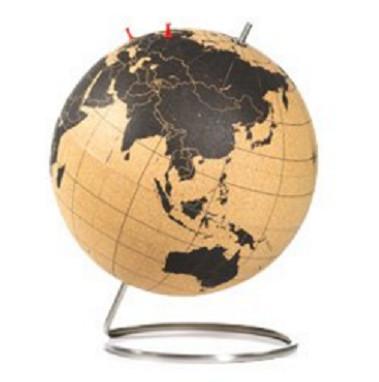 Medium Cork Globe for Map World Diameter 228mm(9'')