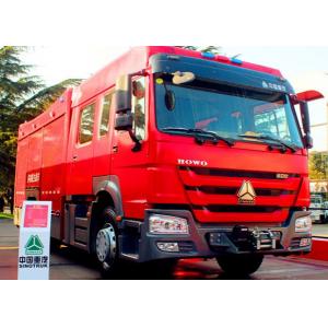 China Rescue Fire Truck 4x2 251hp - 350hp SINOTRUK HOWO Fire Fighter Truck 6m3 Water Tank supplier