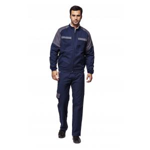 China Anti Pill Mens Work Uniforms , Soft Industrial Fashionable Work Clothes supplier