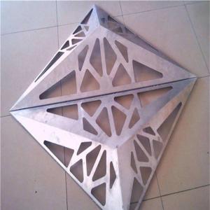 Perforated PVDF Aluminum Veneer Panel , Building Facade Design Aluminum Composite Panel