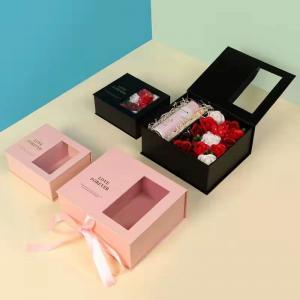 Ribbon Bow Cardboard Gift Packaging Box Bulk Flower Boxes