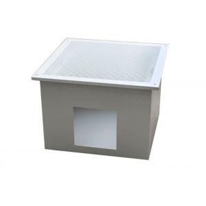 Fresh Air Supply Powder Coated Steel HEPA Filter Box For Electronic Factory