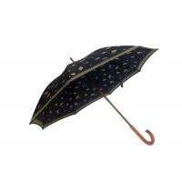 China 14mm Shaft Wooden Handle Umbrella 8 Panels Heat Transfer Customized Design on sale