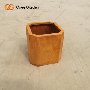 Outdoor Garden Landscape Corten Steel Planter Box Rustic Weathering Resistant