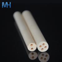 China Heat Exchange Alumina Ceramic Tube Insulation Ceramic Thermocouple Protection Tubes on sale