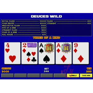 China Black Color Video Slot  Machines 8 in 1 Deuces Wild / Glitz / Plataea Jackpot Gambling supplier