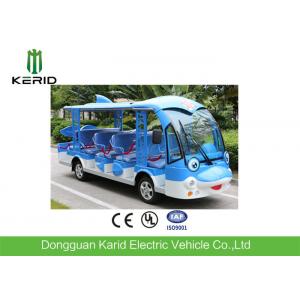 China 72V 5KW DC System 14 Passengers Cheap Electric Sightseeing Bus Cartoon Design Electric Car supplier