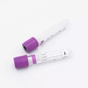 China Radiat Sterilization Purple Cap K2edta Anticoagulant Test Tube 13*75mm supplier