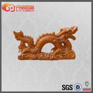 Gazebo Asian Ceramic Figurines Temple Dragon Roof Ridge Ornaments