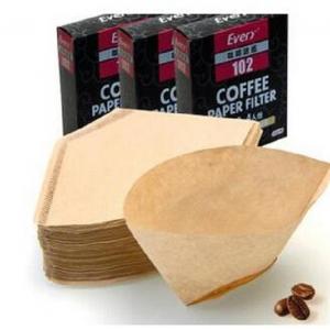 OEM Food Grade Brown Cone Coffee Filter 49x163 mm