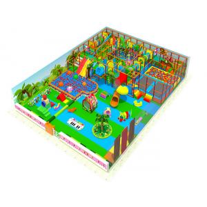 Fiberglass Slide Kids Indoor Playground Equipment 14m Width With Toddler Area