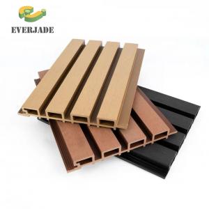 China Modern Design Fireproof WPC Wall Panel Siding for Wood House Water-proof and Durable supplier