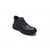 China Engineering Mens Safety Footwear , Embossed Leather Double Density Safety Shoes wholesale