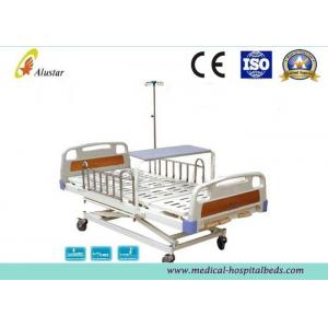 3 Position Hand Operated Medical Hospital Beds with Stainless Steel Guardrail (ALS-M319)
