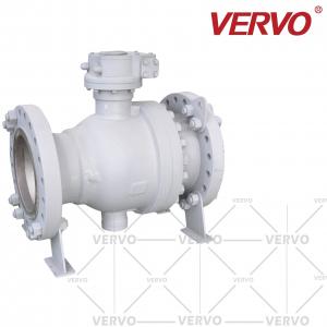 China Full Bore ASTM A216 WCB Trunnion Ball Valve API 598 300LB wholesale