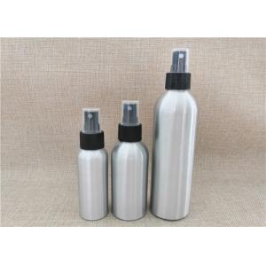 Silver Color Aluminum Cosmetic Bottles For Cosmetic Packaging Custom Size